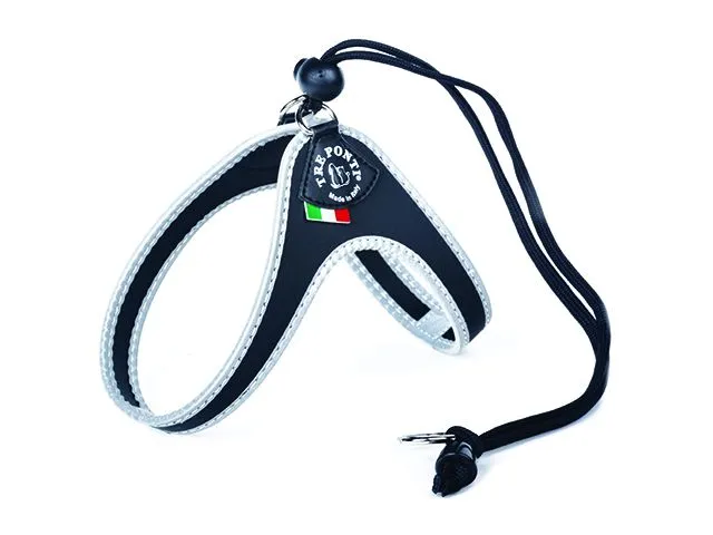 Tre Ponti sele med strop, Sort