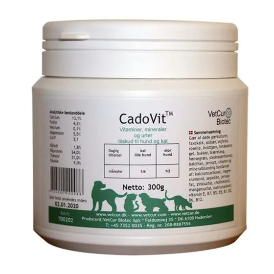 CadoVit fra Vetcur Biotec til hund og kat