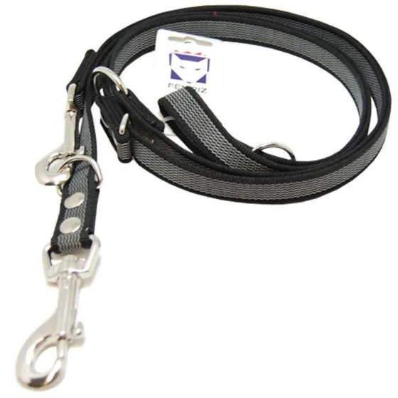 Fenriz dressurline med gummi