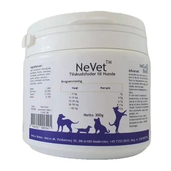 NeVet fra Vetcur Biotec til hunde