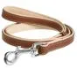 Waudog brun læder førerline